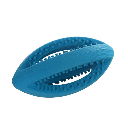 HappyPet Interactive Rugby Ball Mini - Wytrzymała gumowa piłka dla psa idealna do aportu