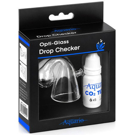 Zestaw do pomiaru pH Aquario Drop Checker – wskaźnik CO2 z kolorową skalą