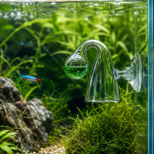 Zestaw do pomiaru pH Aquario Drop Checker – wskaźnik CO2 z kolorową skalą
