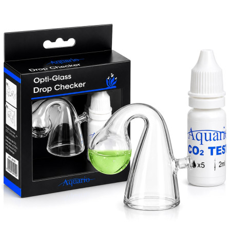 Zestaw do pomiaru pH Aquario Drop Checker – wskaźnik CO2 z kolorową skalą