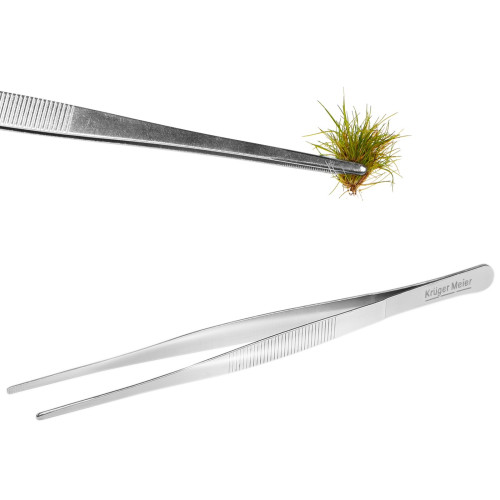 Kruger Meier Pflanzenpinzette Einfache - pęseta prosta 20cm - Idealna do akwarium