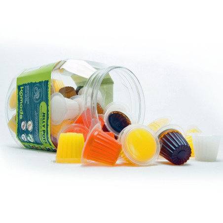Komodo Jelly Pot Mixed Flavours Jar 60szt - Łatwe karmienie gadów