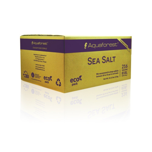 Aquaforest Sea Salt 25kg BOX - Idealna do akwariów rafowych