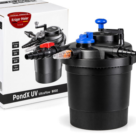 Kruger Meier PondX UV - Filtr ciśnieniowy z lamą UV do oczka 8000l