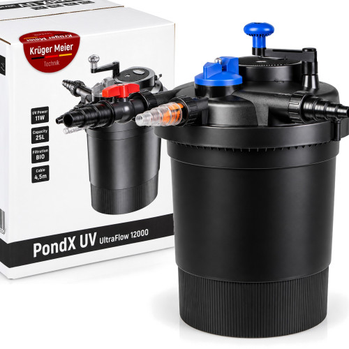 Kruger Meier PondX UV - Filtr ciśnieniowy z lamą UV do oczka 12000l