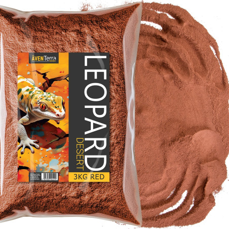 Glina do terrarium Aventerra Sweden LEOPARD Desert Red 3 kg