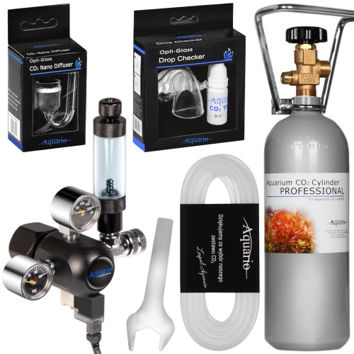 Zestaw CO2 Aquario Professional 2.0 2l - Niezawodny do akwarium roślinnego
