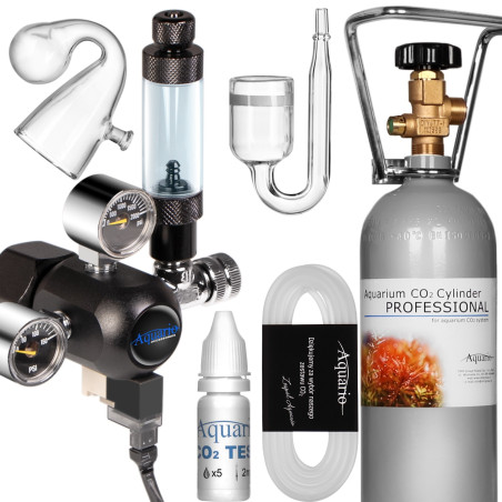 Zestaw CO2 Aquario Professional 2.0 2l - Niezawodny do akwarium roślinnego