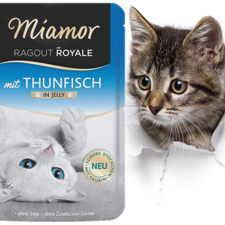 Miamor Royale mit Thunfisch mokra karma tuńczyk w galarecie 100g - Ulubiony smak kota