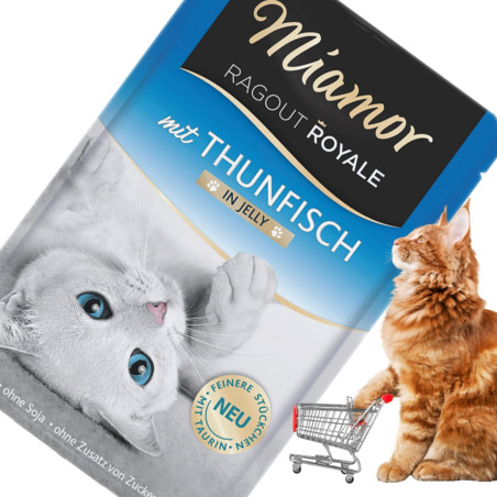 Miamor Royale mit Thunfisch mokra karma tuńczyk w galarecie 100g - Ulubiony smak kota