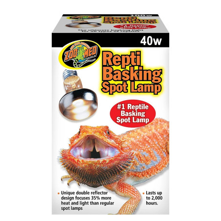 Zoomed Repti Basking Spot Lamp 40W - żarówka grzewcza punktowa | Idealna do terrarium