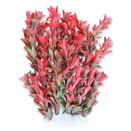 Happet Aquatic Plant czerwono-zielona roślinka sztuczna 20cm - idealna do akwarium