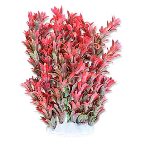 Happet Aquatic Plant czerwono-zielona roślinka sztuczna 20cm - idealna do akwarium