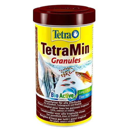 Tetra Min Granules 500ml - Dla zdrowych i kolorowych rybek