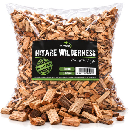 Terrario Hiyare Wilderness 15l - duże zrębki bukowe
