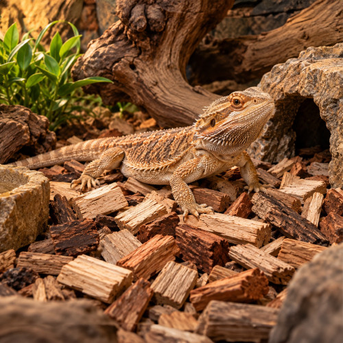 Terrario Hiyare Wilderness 10l - duże zrębki bukowe