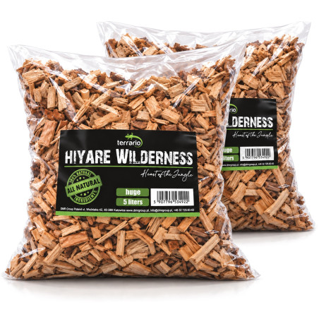Terrario Hiyare Wilderness 10l - duże zrębki bukowe