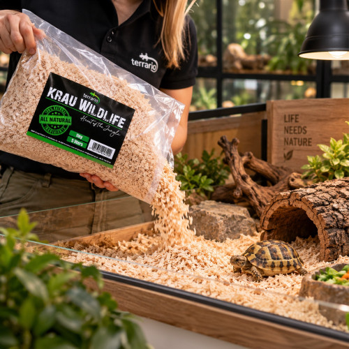 Terrario Krau Wildlife 10l - drobne włókno drewniane