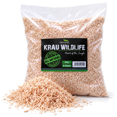 Terrario Krau Wildlife 10l - drobne włókno drewniane