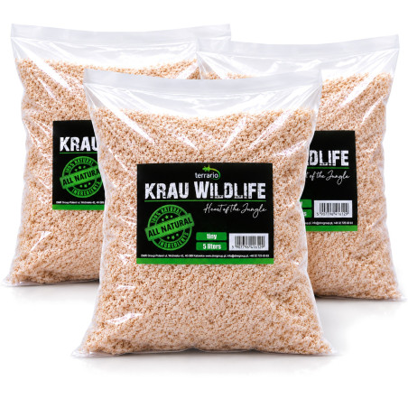 Terrario Krau Wildlife 15l - drobne włókno drewniane
