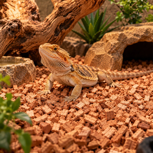 Terrario Buffalo Red Valley 15l - średnie zrębki olcha