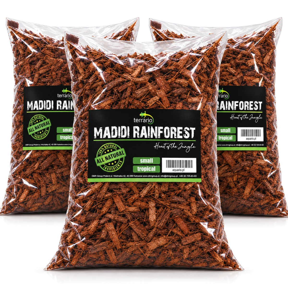 Terrario Madidi Rainforest 15l - drobne zrębki kokosa