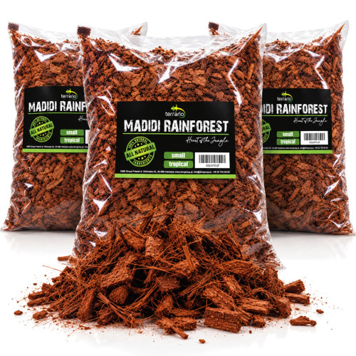 Terrario Madidi Rainforest 15l - drobne zrębki kokosa