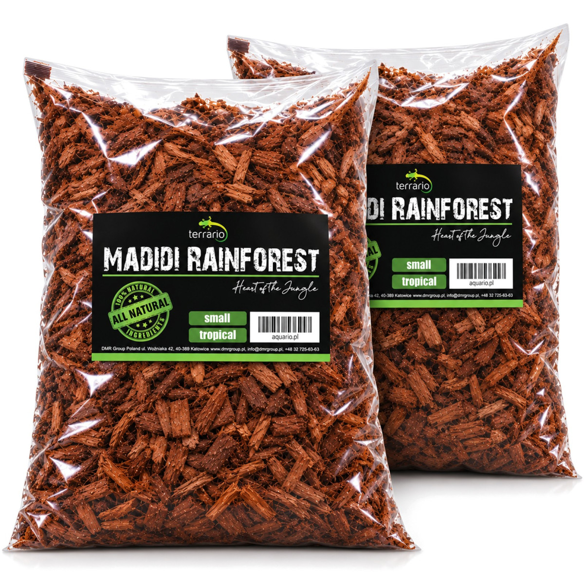 Terrario Madidi Rainforest 10l - drobne zrębki kokosa