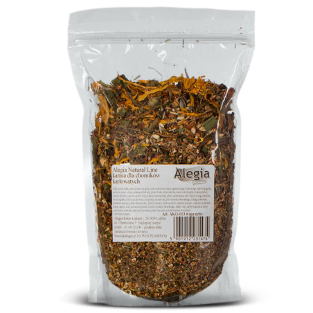 Karma dla chomików karłowatych Alegia Natural Line 500 g