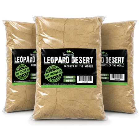 Terrario Leopard Desert 3kg - podłoże pustynne dla gekonów
