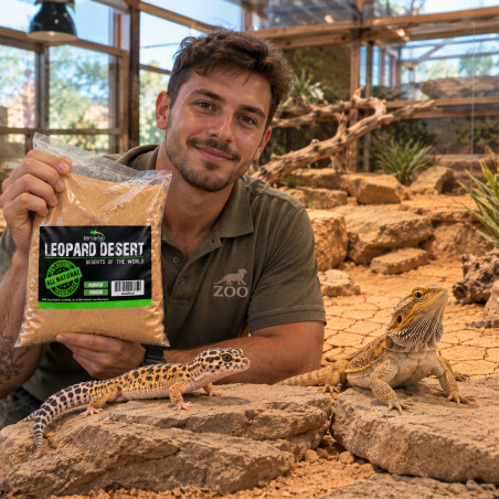 Terrario Leopard Desert 10l - podłoże pustynne dla gekonów