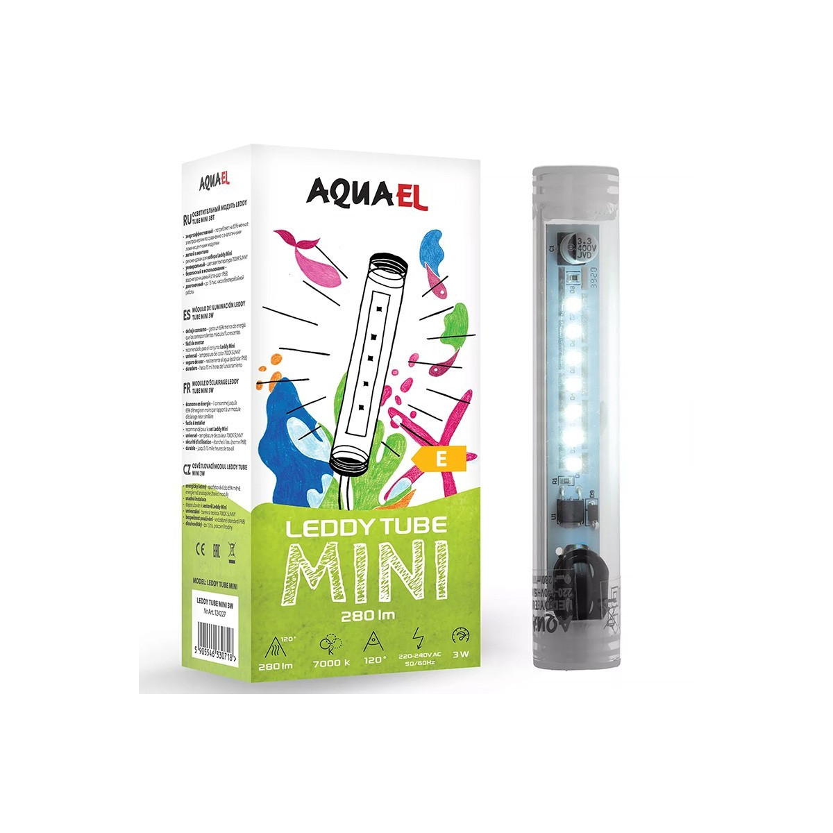 Aquael Leddy Tube Mini 3W Sunny – moduł oświetleniowy LED