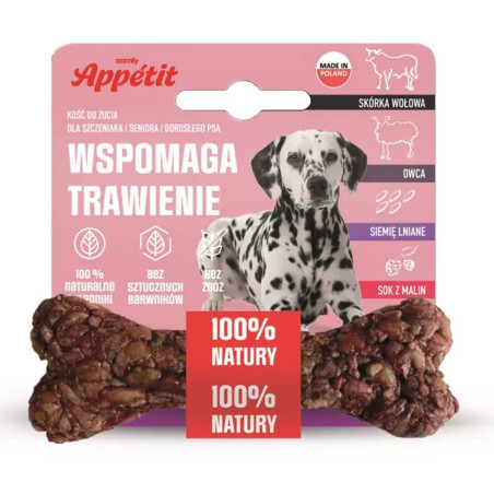 Comfy Appetit kość dla psa 12cm 55g - wspiera zdrowe trawienie