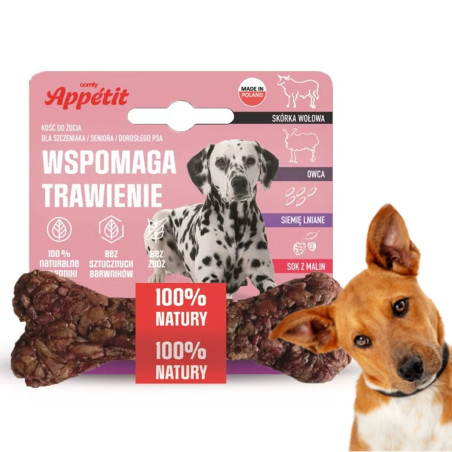 Comfy Appetit kość dla psa 12cm 55g - wspiera zdrowe trawienie