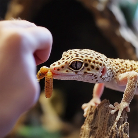 Terrario Repti Bites Mealworms 500ml - larwy mącznika suszone | Bogate w białko, idealne dla gadów