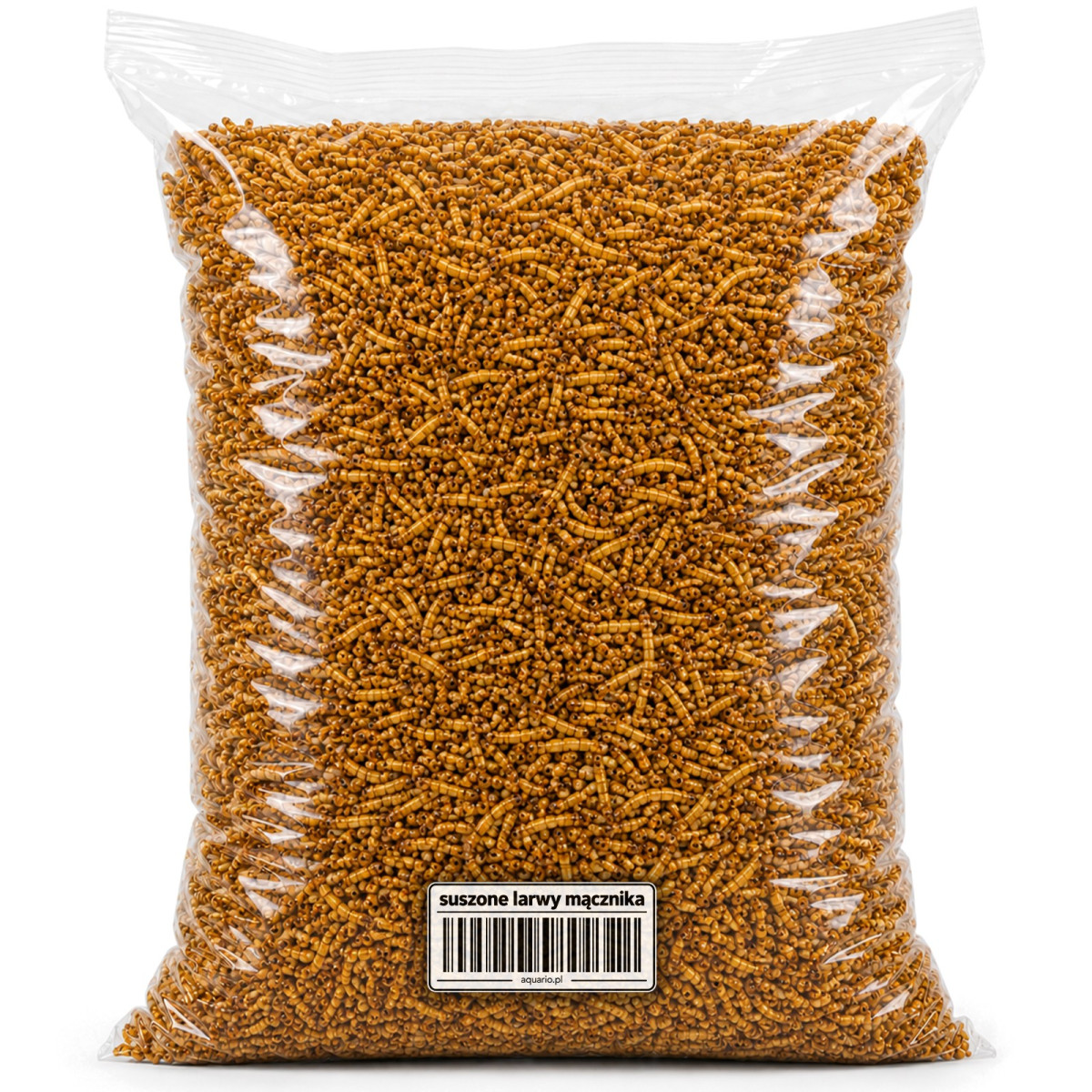 Suszone Larwy Mącznika 6300ml - zimowy pokarm dla ptaków dzikich 1kg