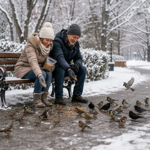 Suszone Larwy Mącznika 6300ml - zimowy pokarm dla ptaków dzikich 1kg