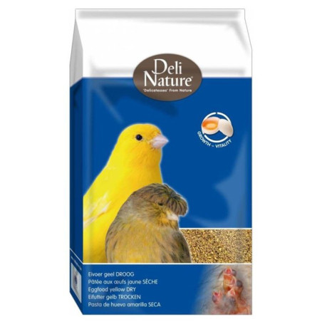 Deli Nature Eggfood Yellow Dry – jajeczna karma dla kanarków żółtych 1 kg