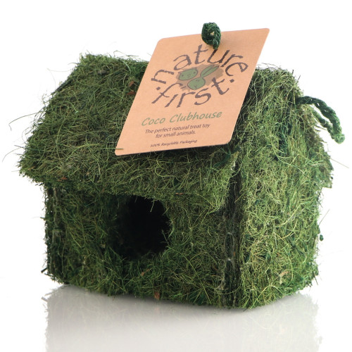 Nature First Coco Clubhouse | Naturalne schronienie z włókna kokosa dla gryzoni