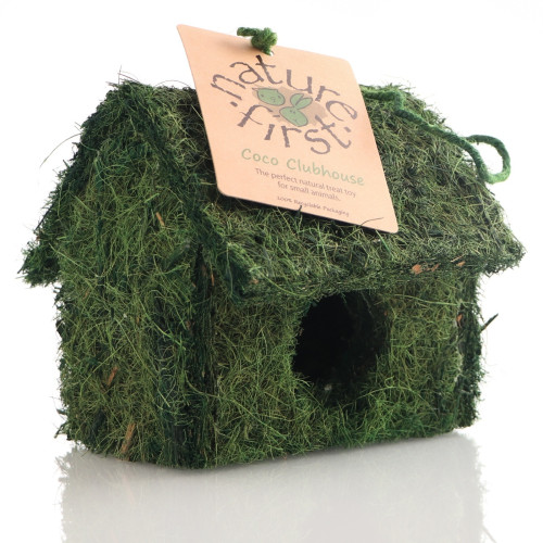 Nature First Coco Clubhouse | Naturalne schronienie z włókna kokosa dla gryzoni