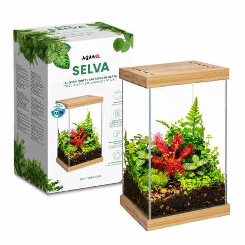 Aquael Selva Mini Terrarium - terrarium z oświetleniem 20x20x30cm