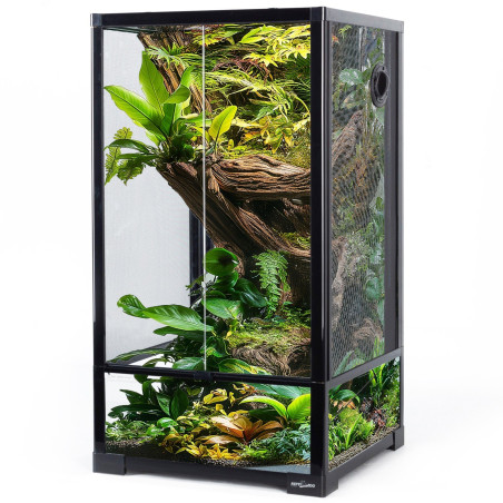 Repti-Zoo Glass Terrarium NET 40x40x75cm - szklane terrarium z metalową siatką