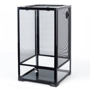 Repti-Zoo Glass Terrarium NET 40x40x75cm - szklane terrarium z metalową siatką