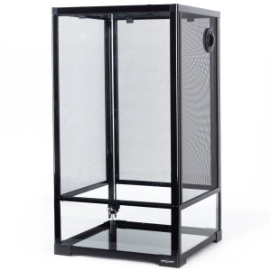 Repti-Zoo Glass Terrarium NET 40x40x75cm - szklane terrarium z metalową siatką