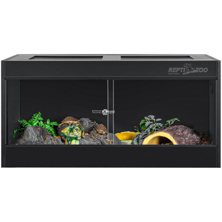 Repti-Zoo Terrarium PVC 90x45x45cm  odporność na wilgoć, nie chłonie wody i łatwe czyszczenie.