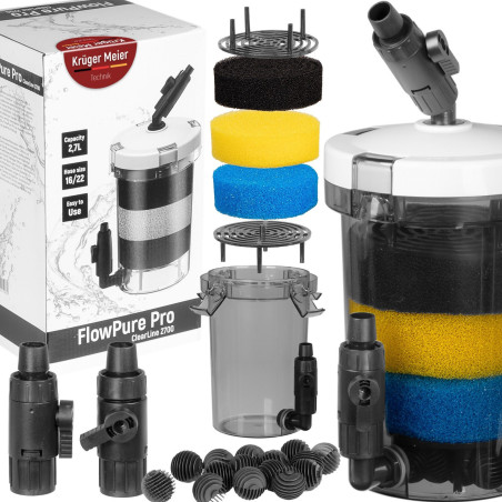Kruger Meier FlowPure Pro 2700 - prefiltr kubełkowy zewnętrzny 16/22