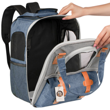 Furrever Friends Citfit Blue - plecak transporter dla kota i psa