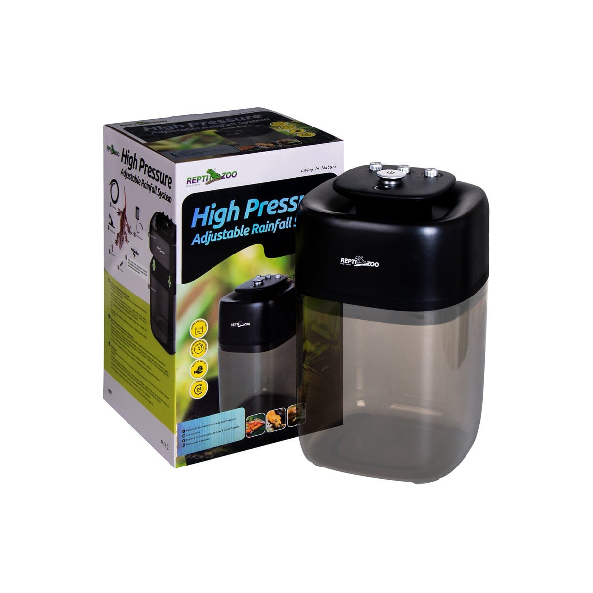 Repti-Zoo Intelligent Rainforest Multi 10l - automatyczny zraszacz dla dużych terrariów tropikalnych