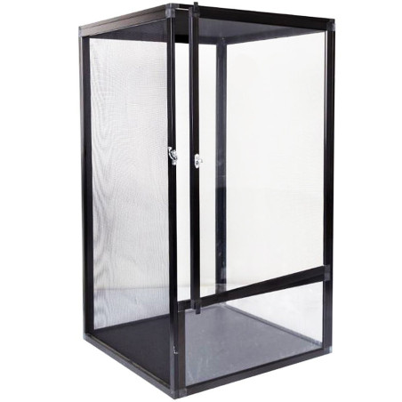 Repti-Zoo Terrarium aluminiowe 60x45x90 Terrarium w całości wykonane z aluminiowej siatki z drzwiami