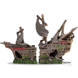 Kruger Meier Pirate Ship – Statek do Akwarium 25x6x16 cm